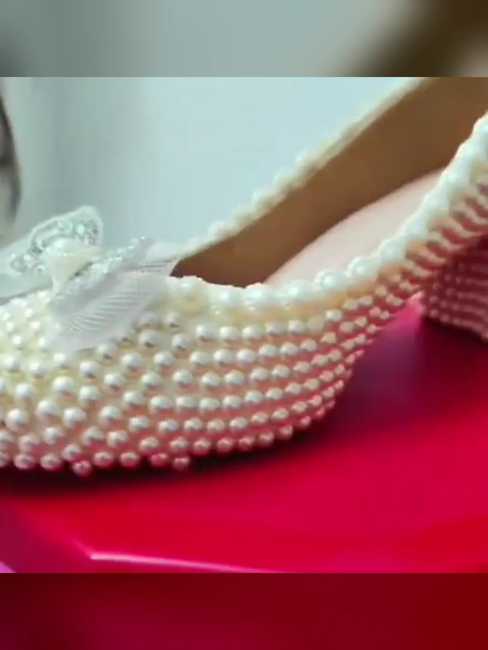 Pearl Work Block Heels, photograph 2